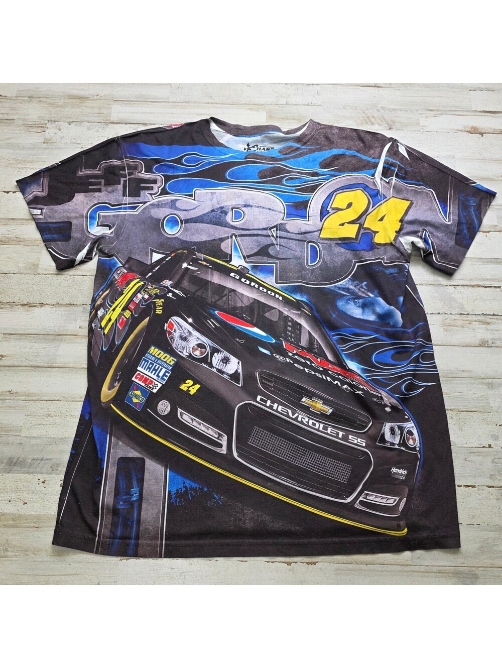 Chase Authentics Jeff Gordon #24 Pepsi Max NASCAR T-Shirt XL Racing Graphic Tee
